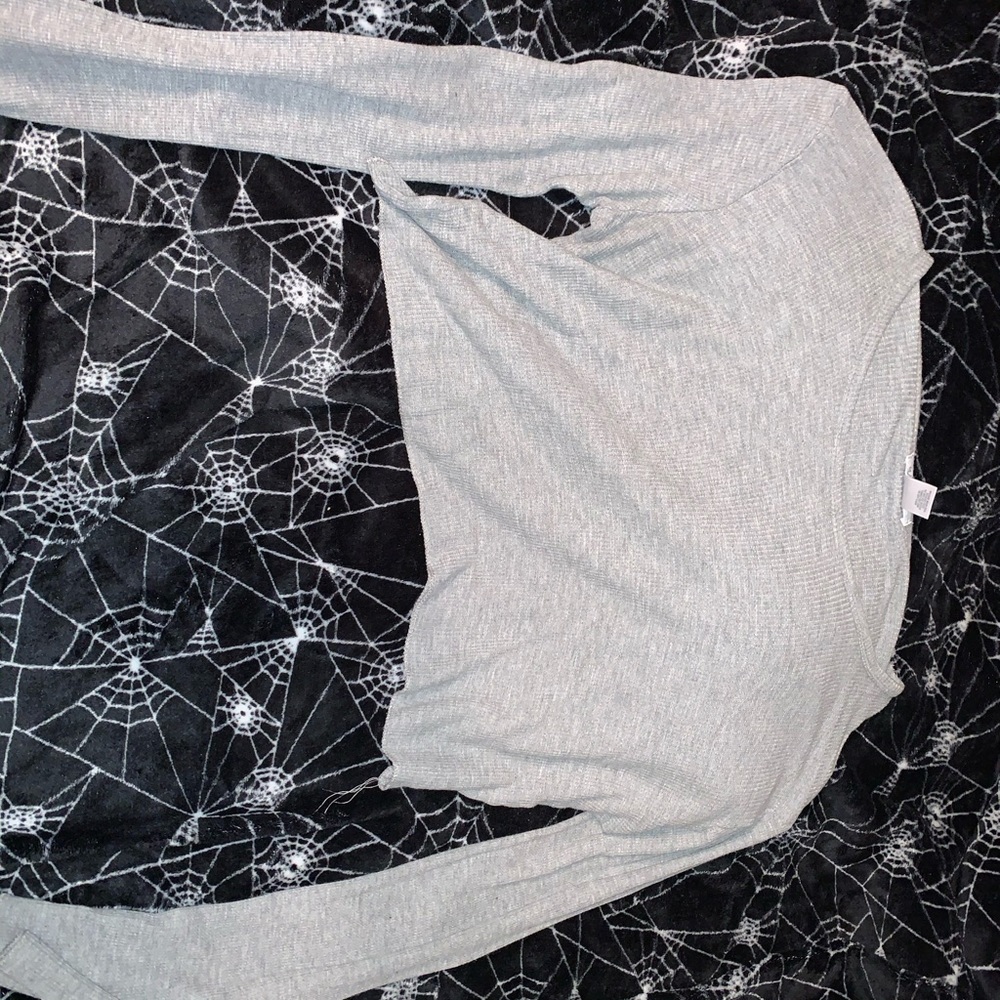 Long sleeve crop top